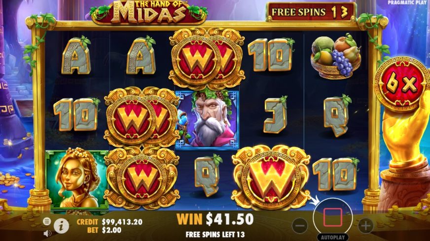 The Hand of Midas slot screen 6