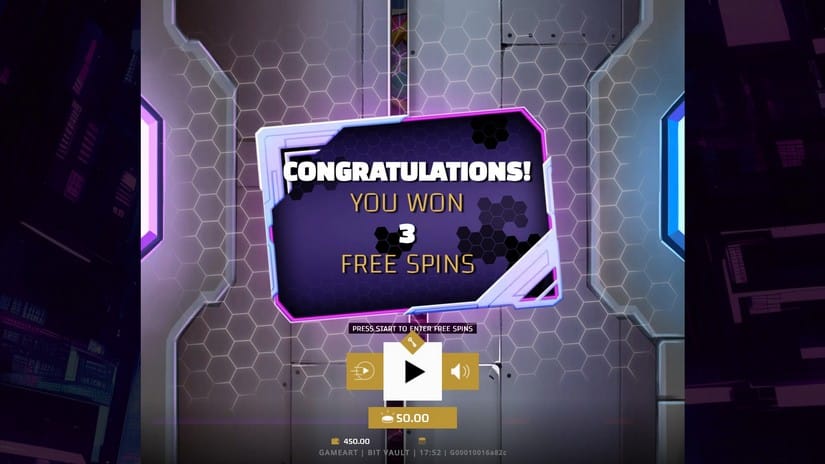 Bit Vault slot screen 3