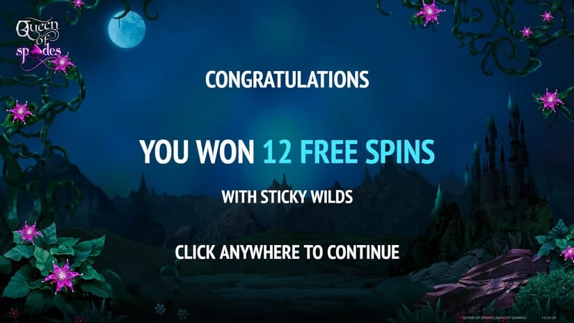 Queen of Spades slot screen 2