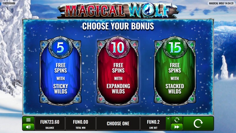Magical Wolf slot screen 5