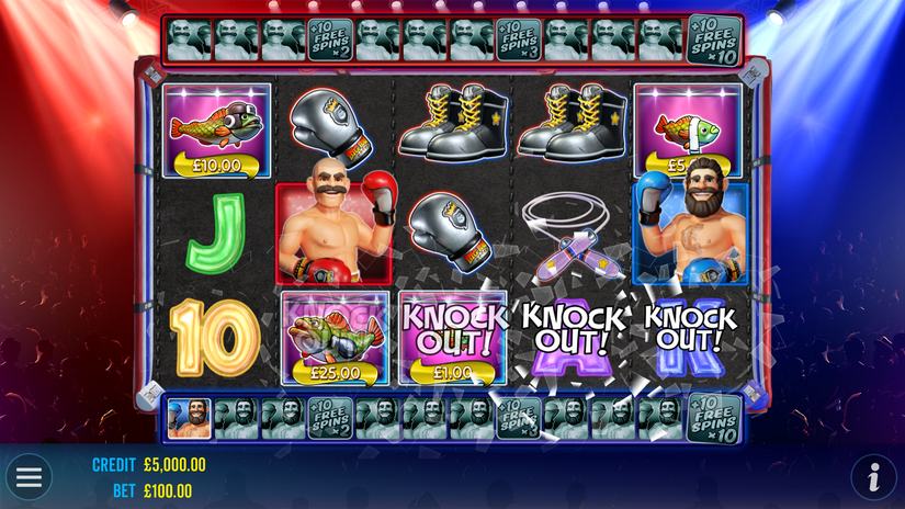 Big Bass Boxing Bonus Round slot screen 1