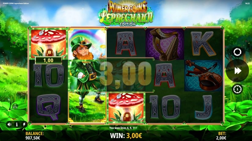Power Coins Leprechaun Edition slot screen 4