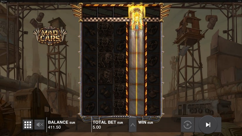 Mad Cars slot screen 2