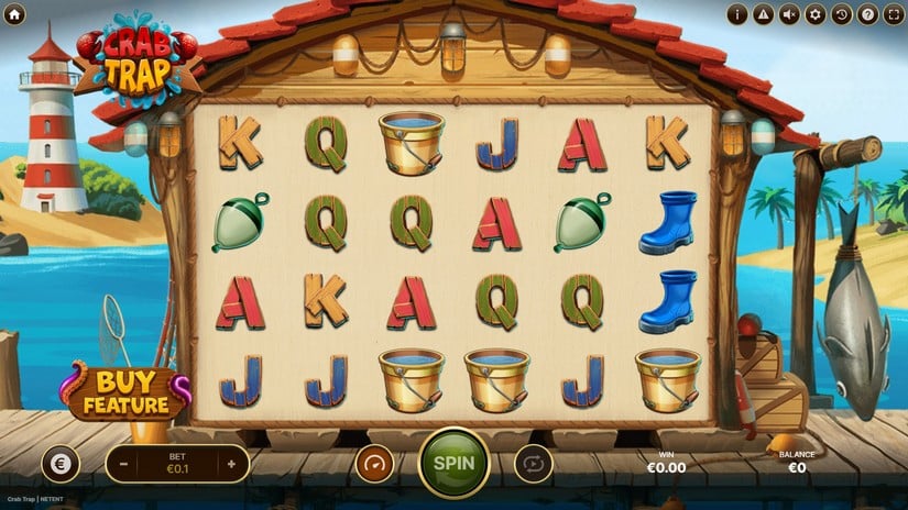 Crab Trap slot screen 1