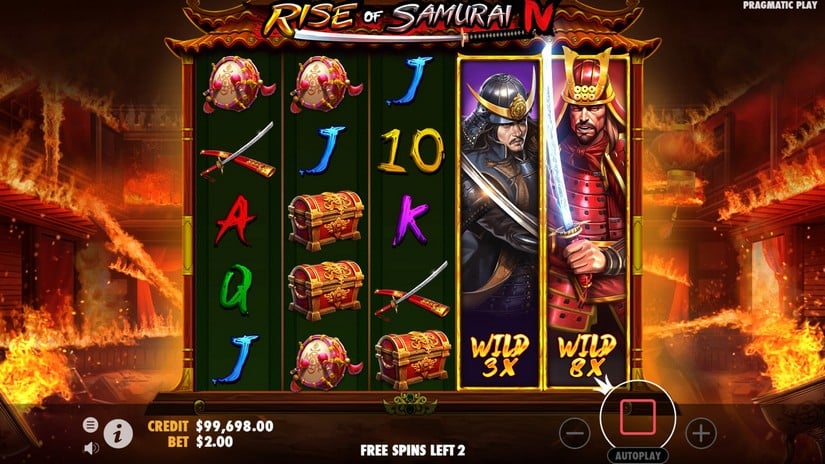 Rise of Samurai IV slot screen 5