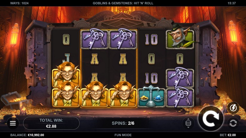 Goblins & Gemstones: Hit ‘n’ Roll slot screen 5