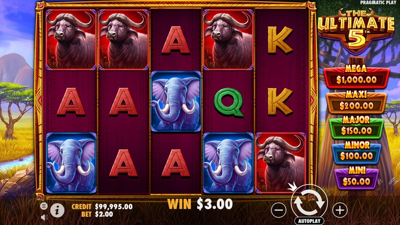 The Ultimate 5 slot screen 2