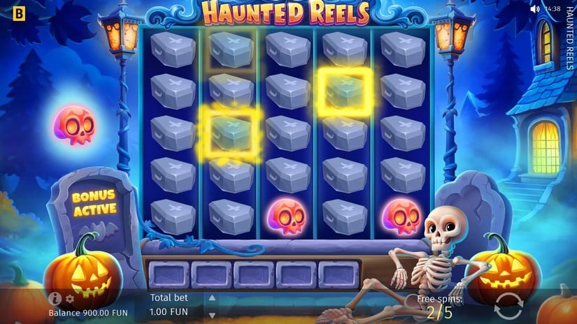 Haunted Reels slot screen 4