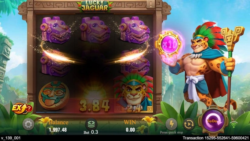 Lucky Jaguar slot screen 3