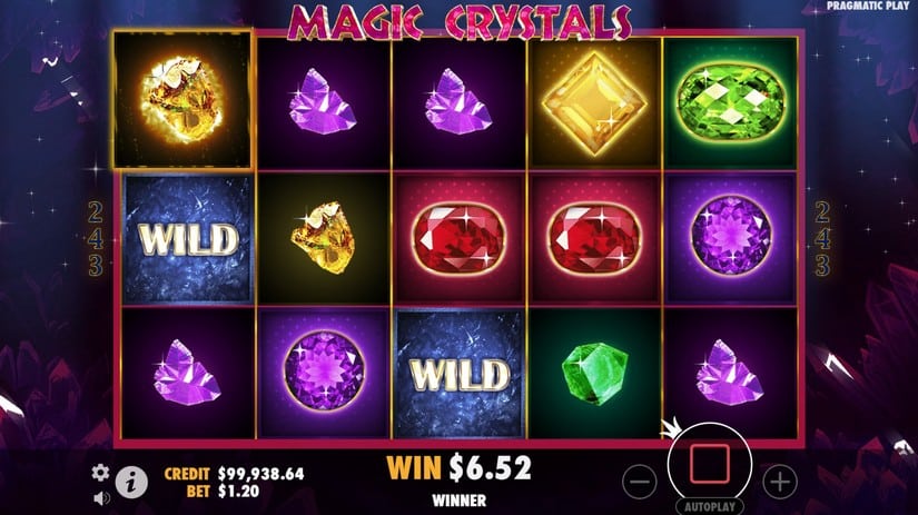 Magic Crystals slot screen 3