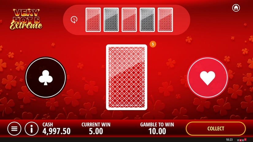 Very Hot 5 Extreme slot screen 3