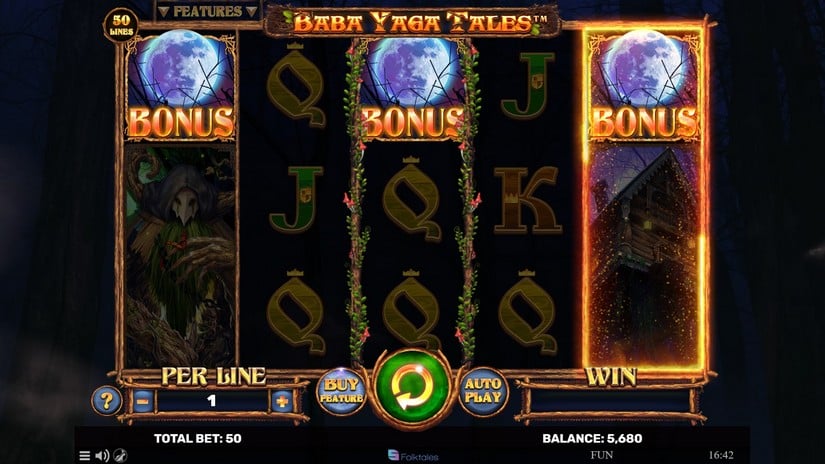 Baba Yaga Tales slot screen 3