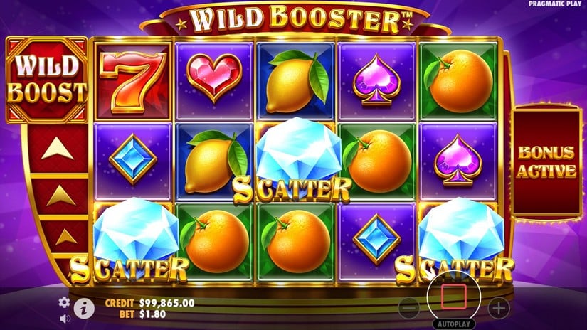 Wild Booster slot screen 2