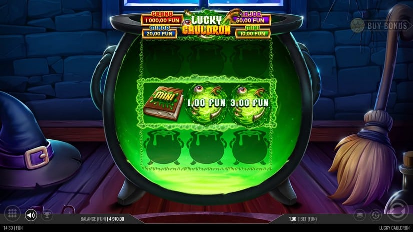 Lucky Cauldron slot screen 2