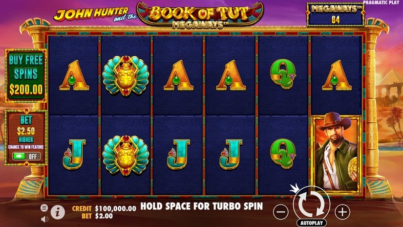 Book of Tut Megaways slot screen 1