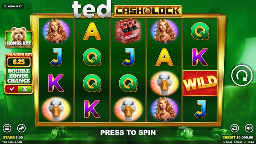 TED Cash Lock slot screen 1