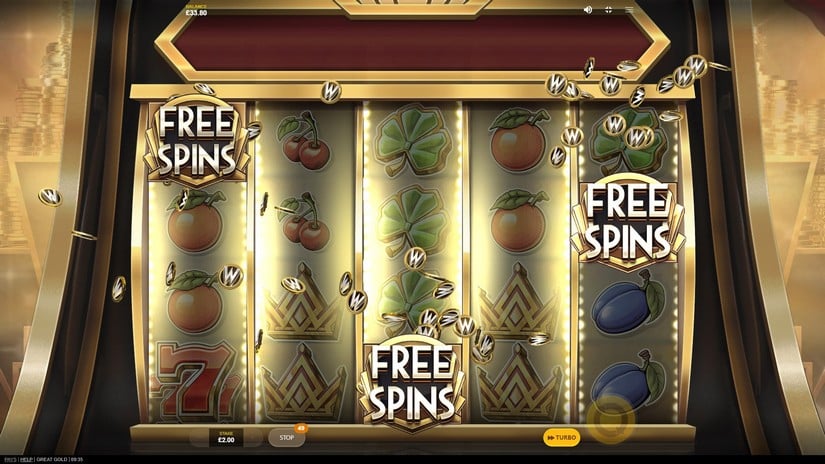 Great Gold slot screen 7