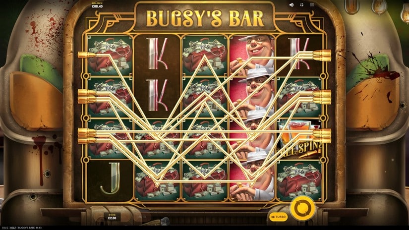 Bugsy’s Bar slot screen 2