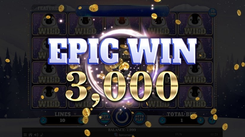 Wild Penguin slot screen 8