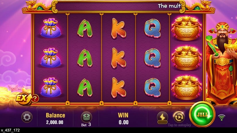 Jili Caishen slot screen 1