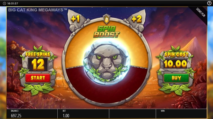 Big Cat King Megaways slot screen 3