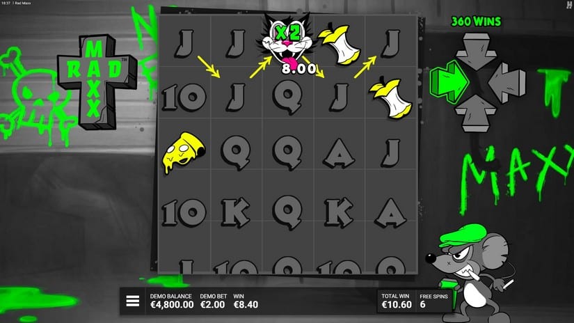 Rad Maxx slot screen 5