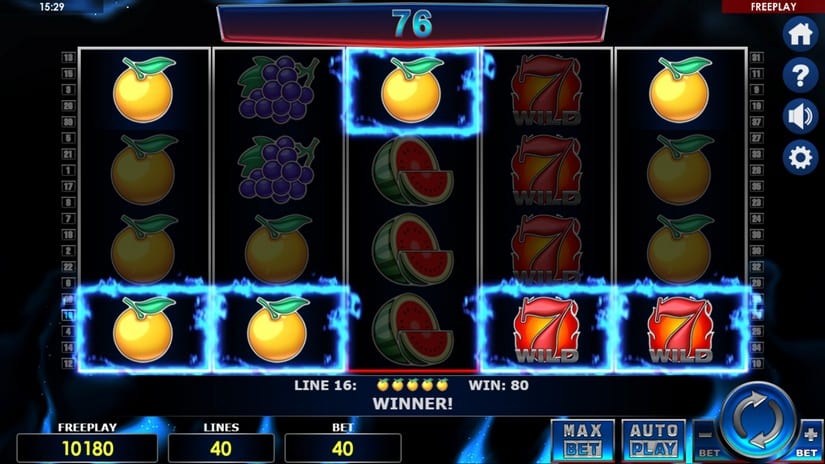 Hot 40 slot screen 3