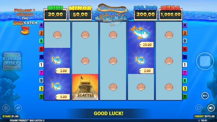 Fishin’ Frenzy The Big Catch 3 slot screen 3