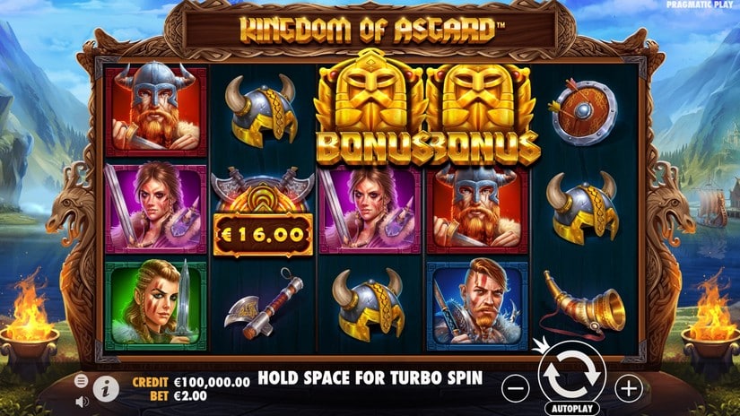 Kingdom of Asgard slot screen 1