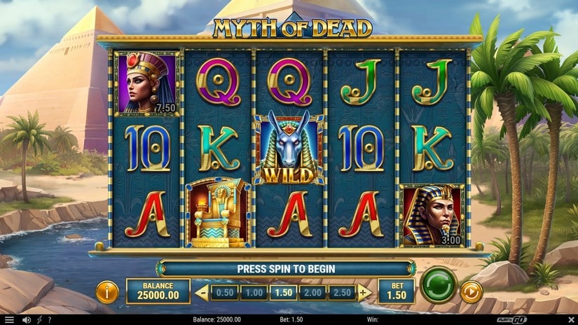 Myth of Dead slot screen 1