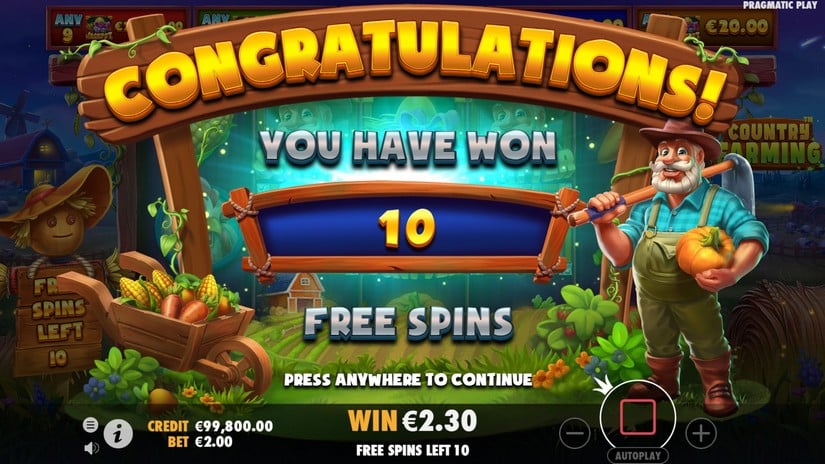 Country Farming slot screen 4