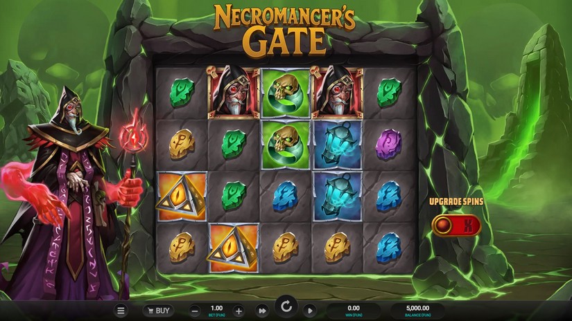 Necromancer’s Gate slot screen 1
