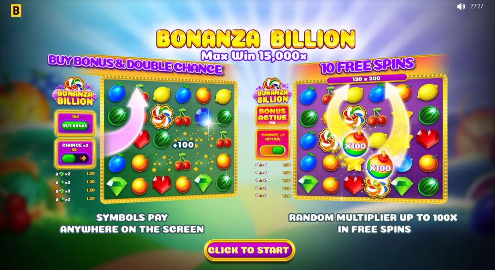 Bonanza Billion features