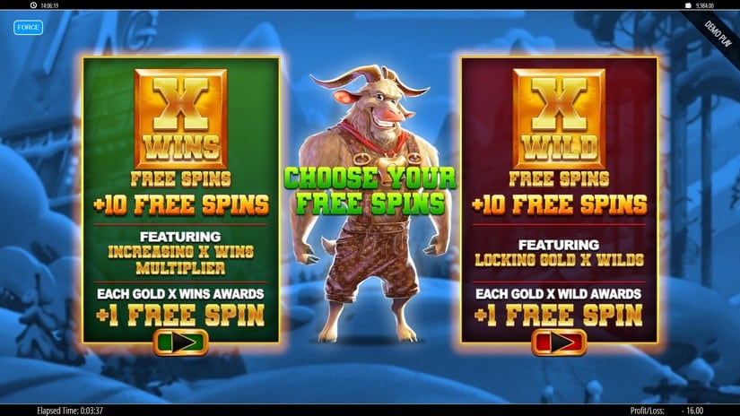 The G.O.A.T slot screen 5