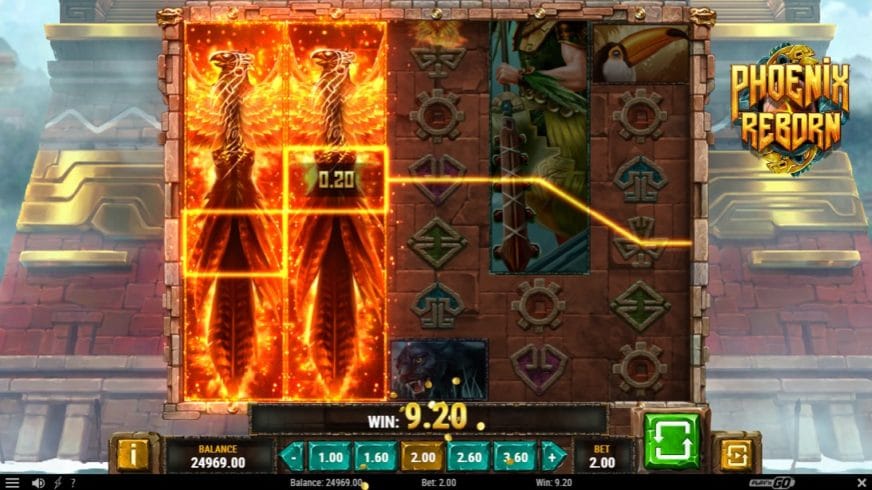Phoenix Reborn slot screen 3
