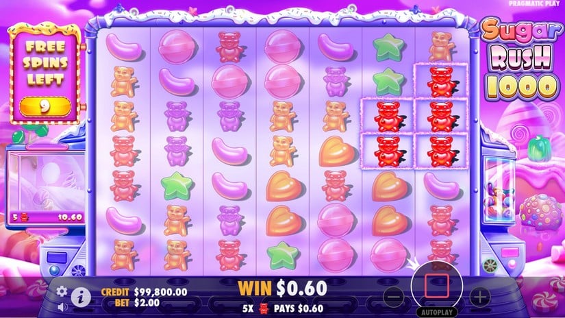 Sugar Rush 1000 slot screen 4