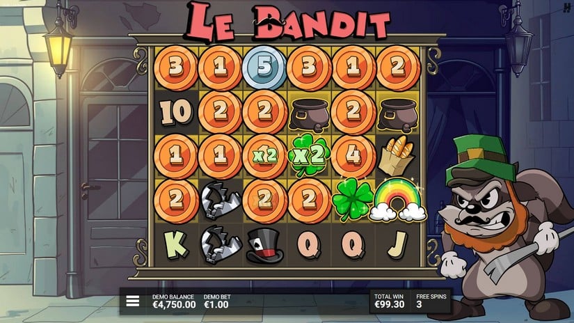 Le Bandit slot screen 6