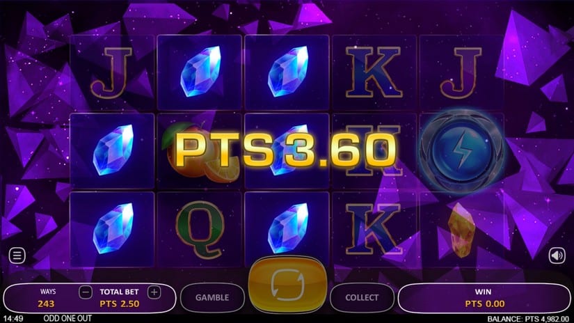 Odd One Out slot screen 4