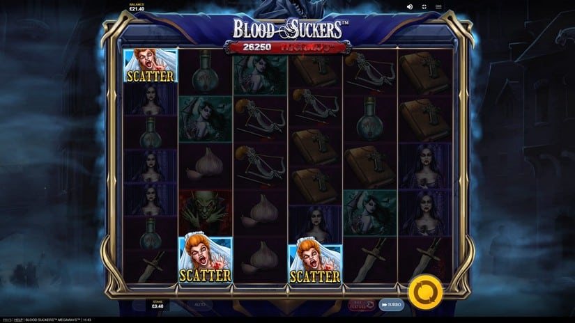 Blood Suckers Megaways slot screen 3