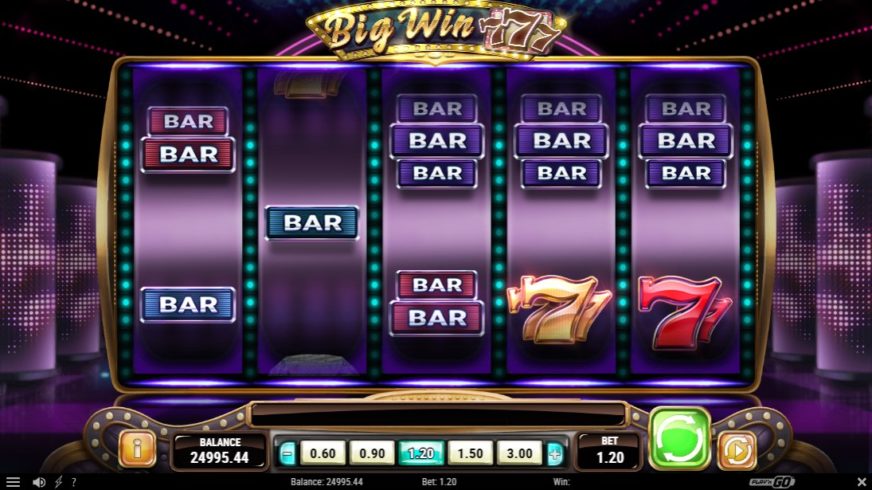 Big Win 777 slot screen 1