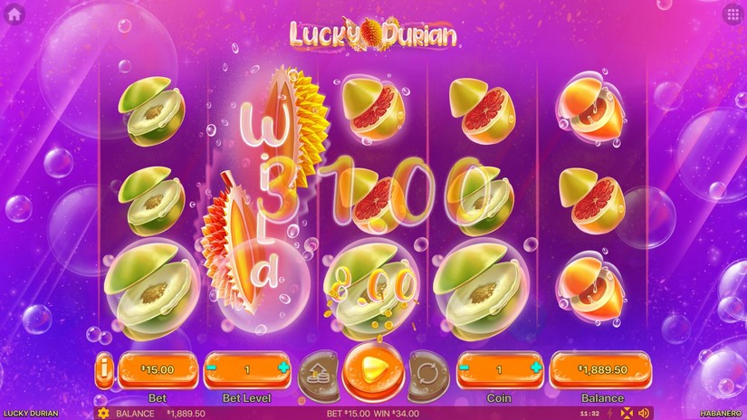 Lucky Durian slot screen 4