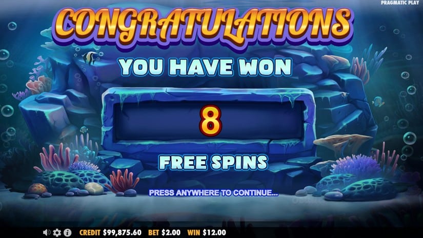 Great Lagoon slot screen 5