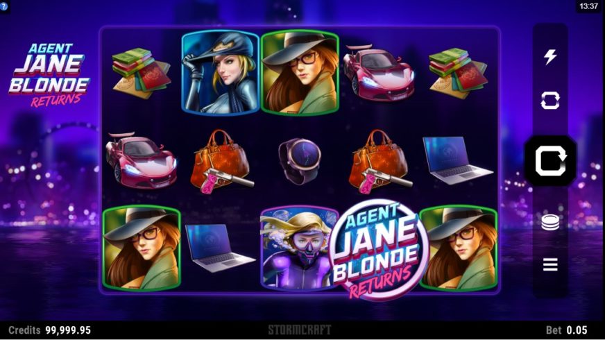 Agent Jane Blonde Returns slot screen 1