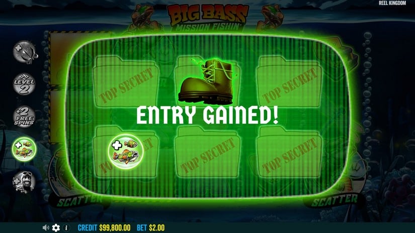 Big Bass Fishing Mission slot screen 3