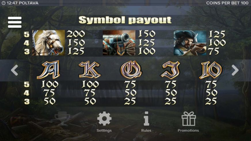 Poltava slot screen 2