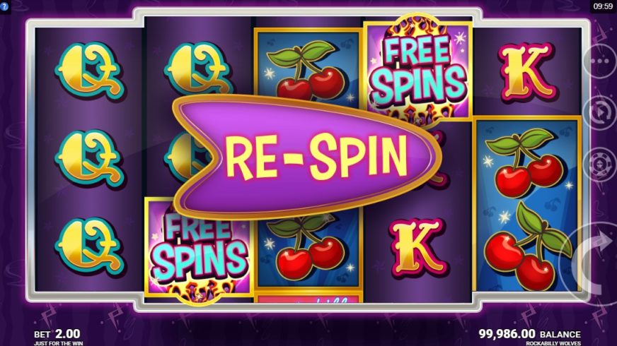 Rockabilly Wolves slot screen 2