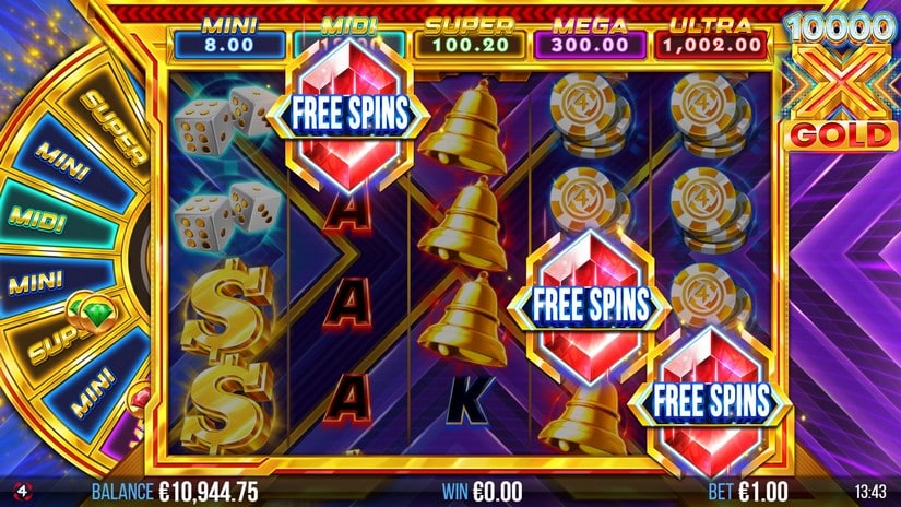 10000x Gold slot screen 4