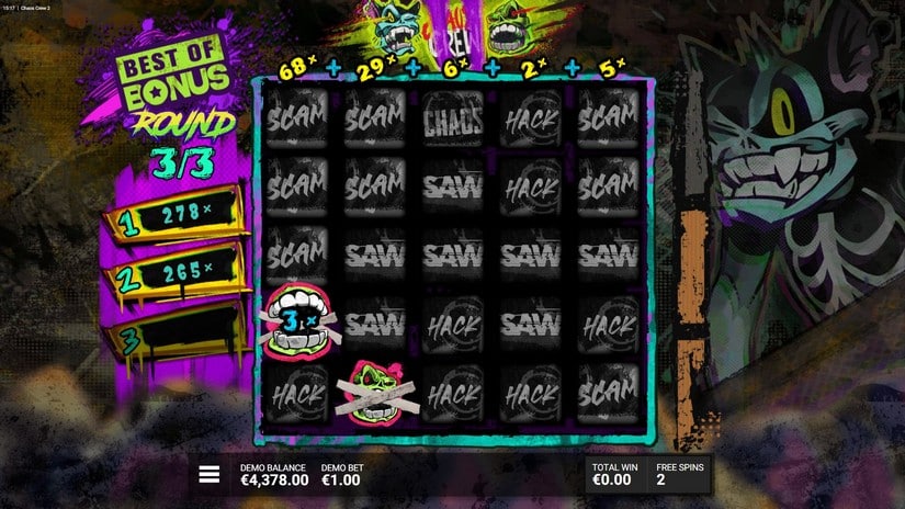 Chaos Crew 2 slot screen 4