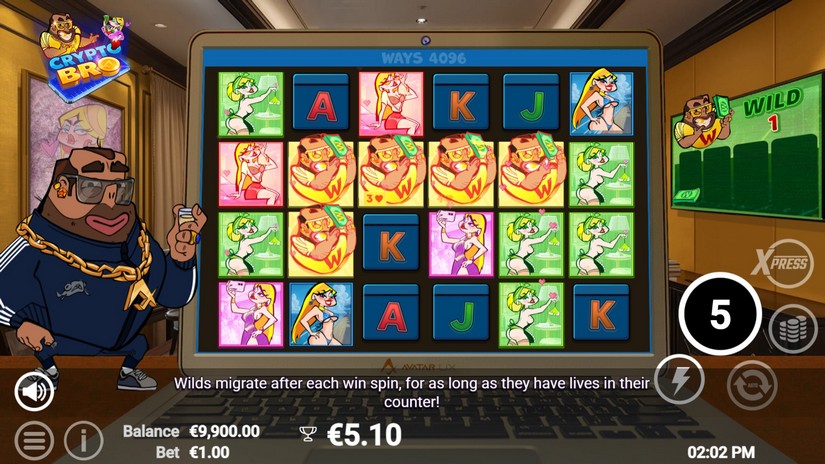 Crypto Bro slot screen 3