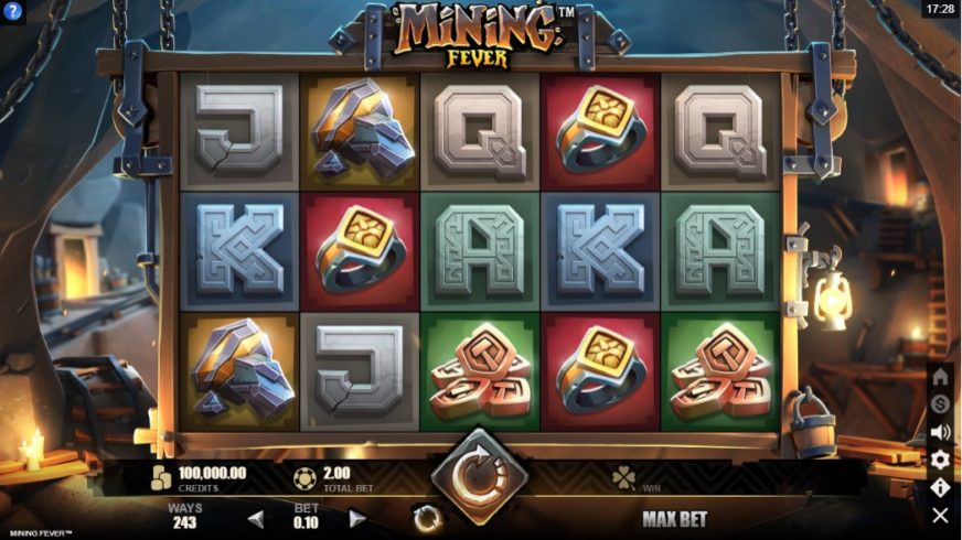 Mining Fever slot screen 1